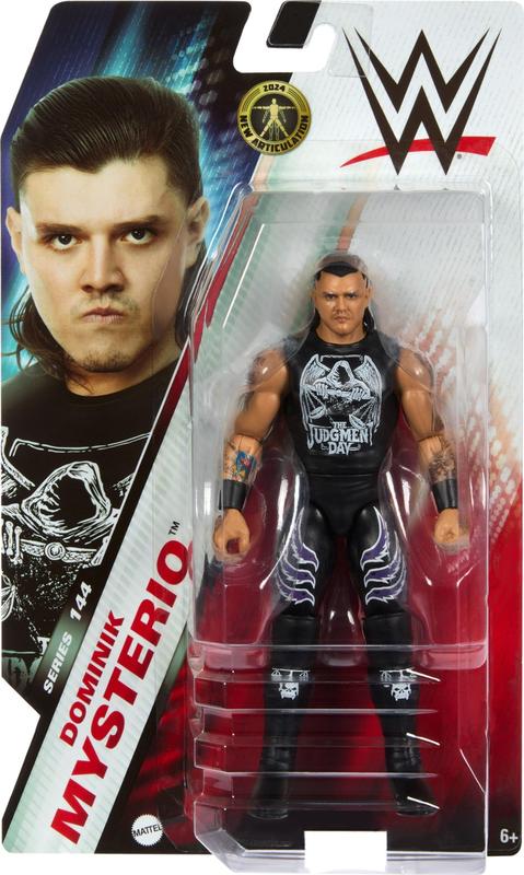 Boneco de Ação Mattel WWE Dominik Mysterio - Série 144 - 15cm